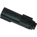 2-Position Molex MX-150 Series Male Connector Black