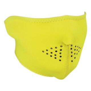 Lime Neoprene Neoprene Half Face Mask