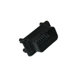23-Pin Male Fairing Radio Plug Black