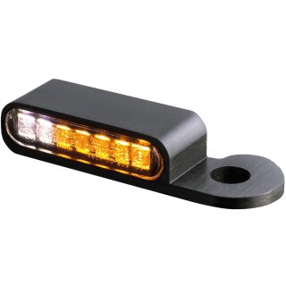 OEM Hand Control LED Turn Signal/Position Lights Black Anodized Smoke LED