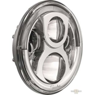 Model 8700 Evo 2 Dual Burn Headlight Insert Chrome Clear