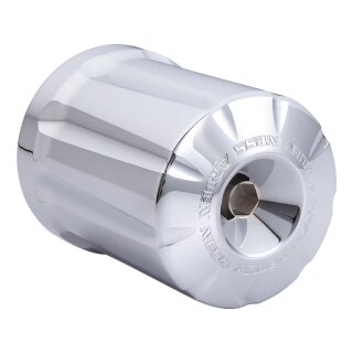 Deep Cut Reusable Oil Filter Chrome