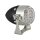 Retro LED Taillight Bezel: satin, Housing: satin Aluminum Black LED
