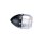 Retro LED Taillight Bezel: satin, Housing: satin Aluminum Black LED