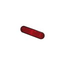 Round Edge Reflector with 2 Mounting Studs Red