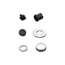 Fork Stem Bolt & Cover Kit Chrome