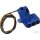 Switch Housing, RR90, 3-Button, Brake, Mirror Hole, Blue Anodized