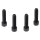 Triple Tree Screw Set (4 Piece Set) , Black Triple Tree Screw Set