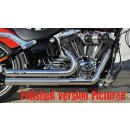 Hot Shot E3 Top Chopp Rocker Exhaust System Black Coated