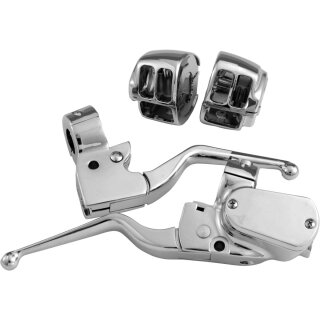 Late Sportster Hand Control Kit Chrome 9/16"