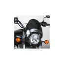 Flyscreen Windshield Kit Dark Tint Screen with Chrome...