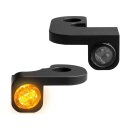 NANO Series LED Turn Signals Black Anodized Smoke LED