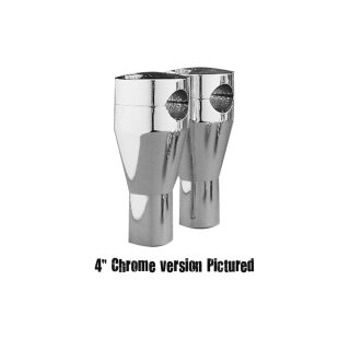Custom Round 3 Riser Chrome