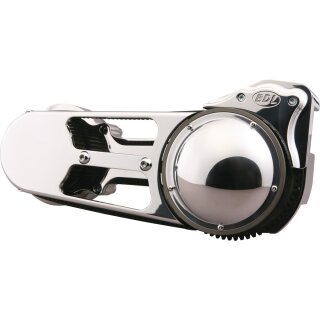 BDL 2 Inch Open Belt Drive 52 Tooth Front/69 Tooth Rear, 142 Tooth 2" Belt Aluminium Polished