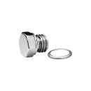 Transmission and Motor Case Drain Plug Chrome Hex head...