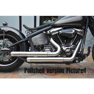 Hot Shot E3 Top Chop Staggered Exhaust System Black Coated