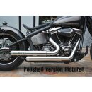Hot Shot E3 Top Chop Staggered Exhaust System Black Coated