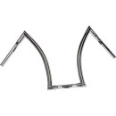 18 Bad Ape Hanger Handlebar Chrome 1 1/4" Throttle...