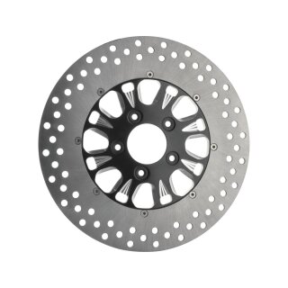Supercharger 2-Piece Brake Rotor Black Left
