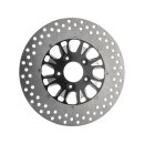 Supercharger 2-Piece Brake Rotor Black Left