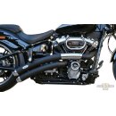 Rainbow Down Under Short Exhaust System Black Coated