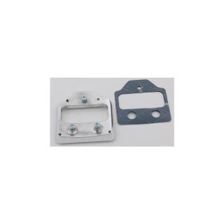 Down & Inside License Plate Bracket Polished