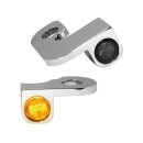 NANO Series LED Turn Signals Chrome Smoke LED