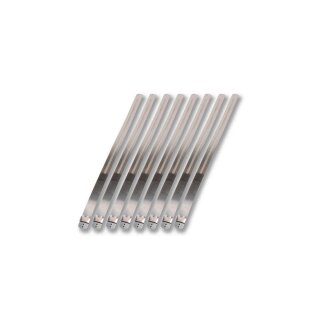 Stainless Steel Positive Lock Ties 9" Long 7 mm Wide Locking Ties 9" long, 7mm wide (Pack of 8)