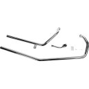 Upsweept Drag Pipes Exhaust Chrome