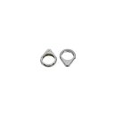 Chrome Radial Clamp Set , For Models With 49mm Fork Fork...