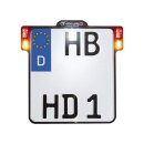 ALL-INN 2.0 License Plate Base Plate Turn Signal/Brake...