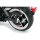Universal License Plate Base Plate Black Satin