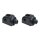 Splined Peg Adapters Black, Satin
