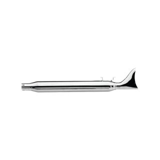 Fishtail Muffler Chrome