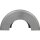 8 1/2" Roll-Your-Own Custom Blank Steel Front Fender Smooth-Side with 15 3/4" Radius Raw