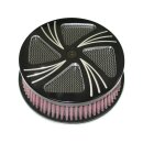 Sidewinder Hi-Flow Air Cleaner Black Anodized