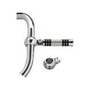 1-1/4" Clamp-On Peg Mount for Highway Bars Chrome