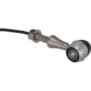 Retro LED Turn Signal V2A Satin stem Black Clear LED