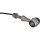 Retro LED Turn Signal V2A Satin stem Black Clear LED