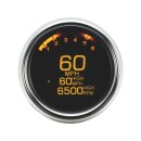 3 3/8" MLX-3000 Series Speedometer/Tachometer Scale:...