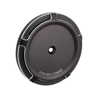 Beveled Big Sucker Stage 1 Air Cleaner Cover Black Anodized