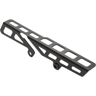 Square Softail Belt Guard Flat Black Satin