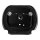 Down & Inside License Plate Bracket Black Satin