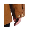Loose Fit Firm Duck Blanket-Lined Chore Coat
