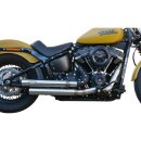 Top Chopp Staggered Exhaust System , Black Hole Heat...