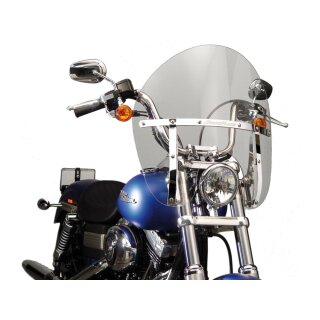 Switchblade Chopped Quick Release Windshield Clear
