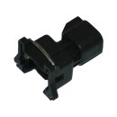 OEM Front & Rear Fuel Injector Mate Connector Black