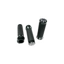 Argyle Grips Black Raw Cut 1" Gloss Cable operated