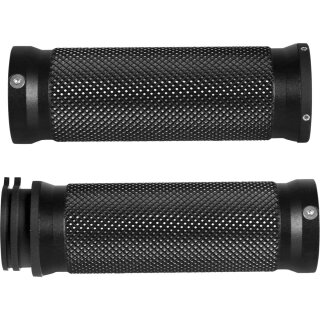 Base Grips Black Cut 1" Satin Cable operated