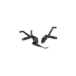 Forward controls Base Rubber black Softail TC Forward Control Kit for Softail Kit includes side stand